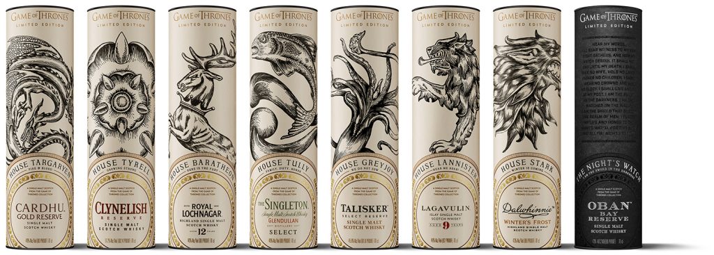 Game of Thrones Single Malt Scotch Whisky Collection Package Design21 2