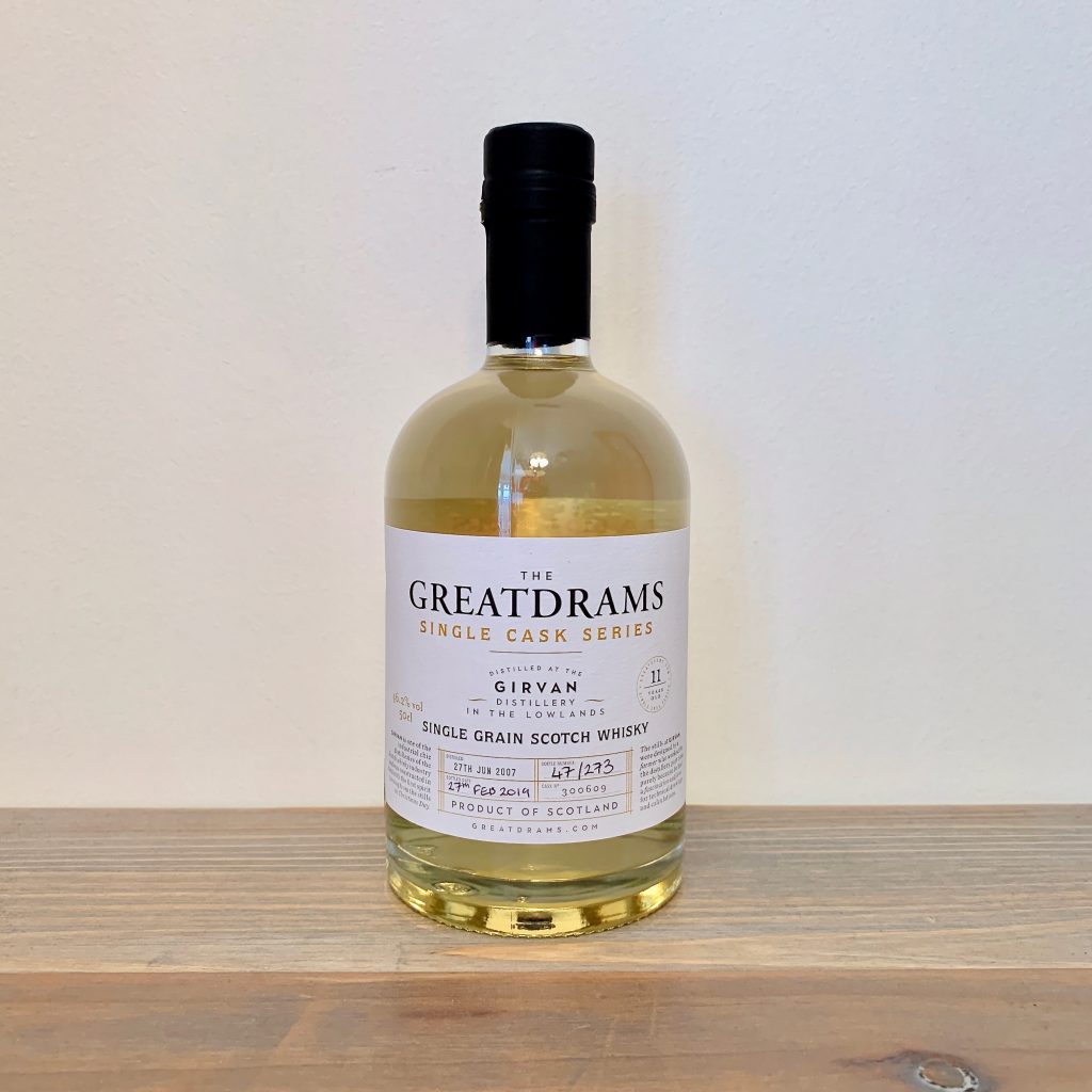 GreatDrams Girvan 11 Year Old Single Cask