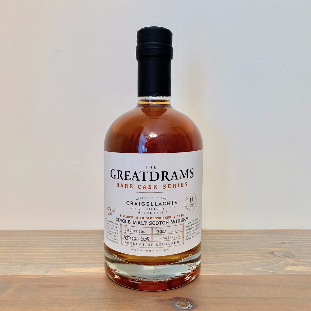 GreatDrams Craigellachie 11 Year Old Single Cask